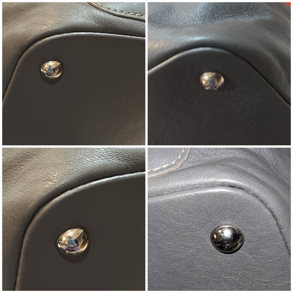 Authentic Furla Laila Bauletto Medium Satchel in Orange & Expresso Brown, EUC - Picture 9 of 16